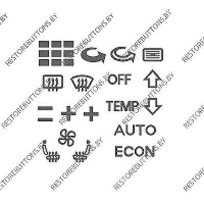 Трафарет климат Audi A2, A3