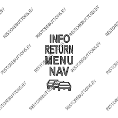 Трафарет кнопок Navi Audi A4 B6, A6 C5