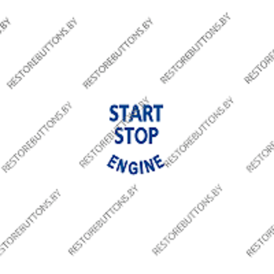 Трафарет кнопки Start-Stop BMW E90