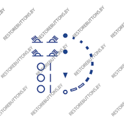 Трафарет плафона потолка Audi A6 C5, A4 B6