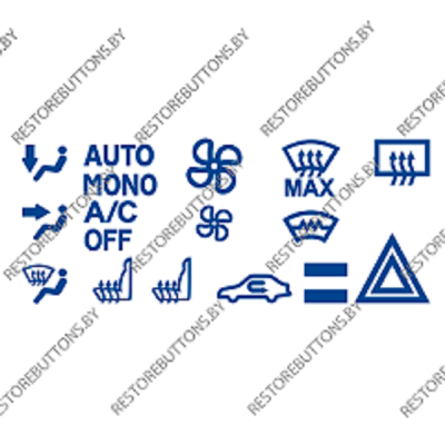 Трафарет климат Ford Focus